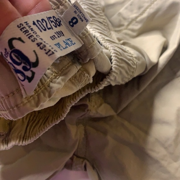 Children’s Place casual kids khaki cargo shorts 8 - Picture 2 of 5